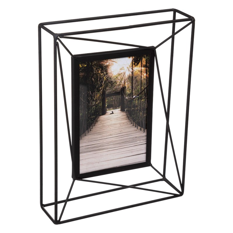 El marco de fotos de alambre es ideal para exhibir sus fotos favoritas. Su estructura rectangular lo convierte en un marco estup