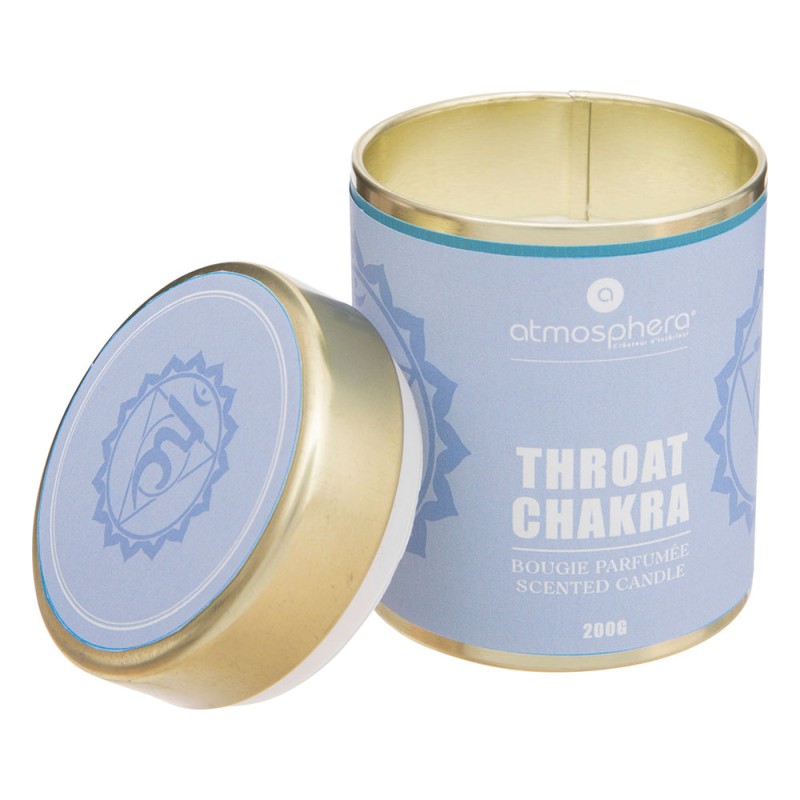 Armoniza tu energía y crea un ambiente de calma con la vela perfumada chakra. Presentada en una elegante caja metálica con tapa,