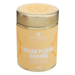 Equilibra tu energía y conecta con tu centro emocional con la vela perfumada chakra. Diseñado para armonizar el chakra del plexo