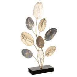 Figura Decorativa De Hojas Africanas Multicolor