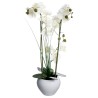 Esta orquídea artificial aportará un toque poético y delicado a su decoración. Te conquistará con sus flores realistas, sus tall