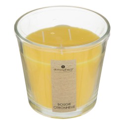 Llena tu hogar de frescura y vitalidad con esta vela aromática Nina de 500 gramos. Su fragancia cítrica a hierba limón estimula 