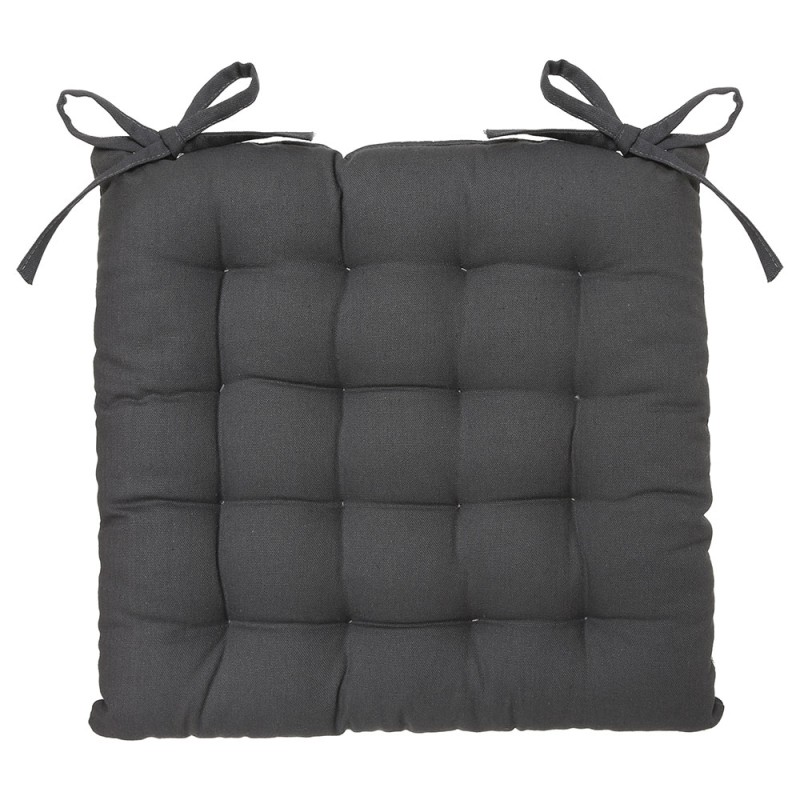 Con su diseño clásico, este cojín cuadrado para silla con relleno de algodón 100% reciclado ofrece un gran apoyo. Su aspecto sob