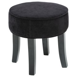 Es una opción elegante y funcional para tu hogar. Con patas de pino y un cómodo asiento de terciopelo, aporta un toque acogedor 