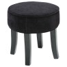 Es una opción elegante y funcional para tu hogar. Con patas de pino y un cómodo asiento de terciopelo, aporta un toque acogedor 