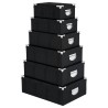 Set 6 Cajas Negro