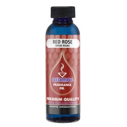 Disfruta el romántico aroma de rosas rojas recién cortadas, con delicados toques de violeta, clavel, limón y especias, sobre una