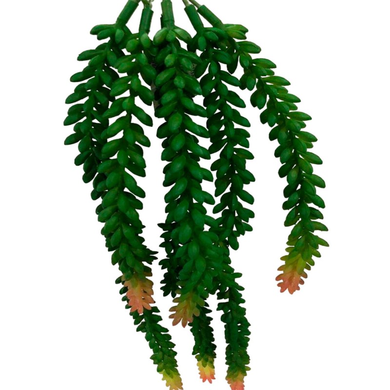Combine con otras plantas decorativas para agregar vegetación para jarrones o utilizar plantas colgantes artificiales individual