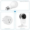 El combo smart home es ideal para iniciar la automatización de tu hogar de forma sencilla y accesible.

Incluye:

 	Cámara Wi-Fi