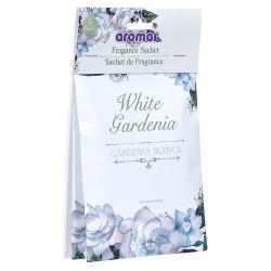 Disfruta del aroma duradero de Gardenia Blanca con las bolsitas perfumadas Aromar. Capturan la esencia suave, dulce y especiada 