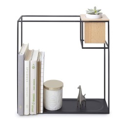 El estante flotante Cubist de Umbra es una pieza funcional y decorativa que añade un toque moderno a cualquier espacio. Con un c