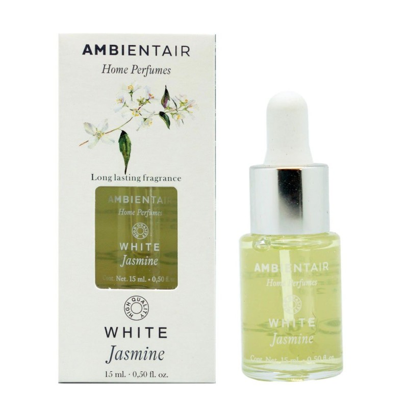 Aceite hidro 15ml Jazmín ambientair Home Perfume estas esencias se mezclan perfectamente con el agua para poder añadirlos en tus