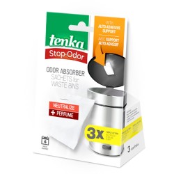 Tenka Stop-Odor, pastillas desodorantes absorbe olores para tachos de basura
75% de reducción olfativa
Doble Efecto: Perfuma + N