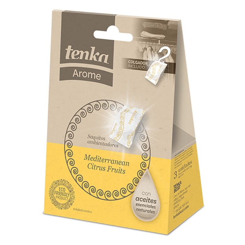 Bolsitas Aromáticas Perfumadas Tenkaroma cítrico Para cajones, armarios, contenedores, cajas u otros espacios pequeños de almace