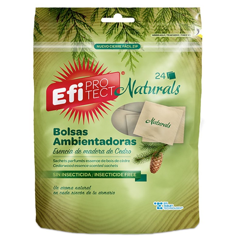 Llena tu clóset de frescura con el sachet aromático de cedro. Su fragancia delicada y relajante perfuma suavemente tu ropa, mien