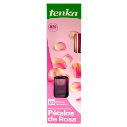 Este ambientador mikado calma el estado de ánimo y purifica pequeños ambientes. Tiene efecto relajante, ayuda a combatir el estr