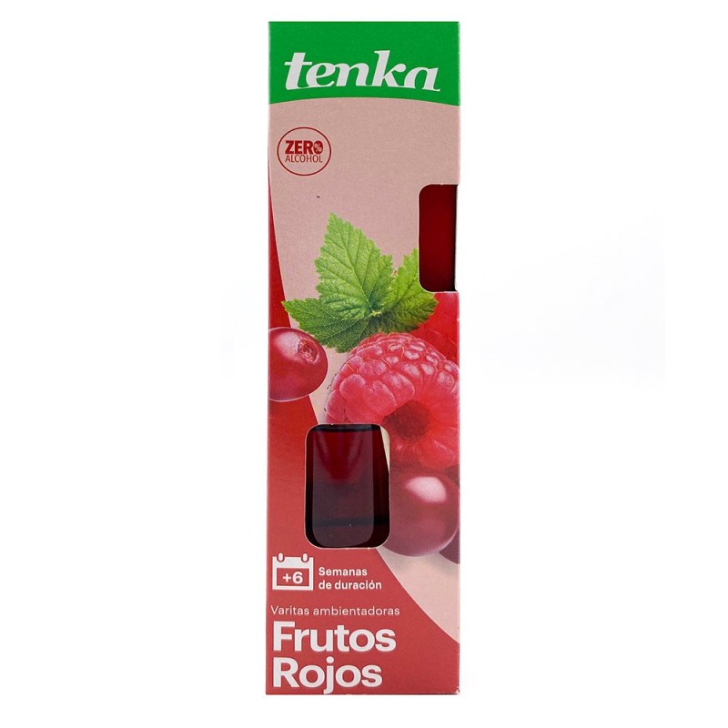 Eficaz ambientador de varitas difusoras de ratán (Mikado) que perfuma hasta 4/6 semanas.
Son el ambientador continuo ideal para 