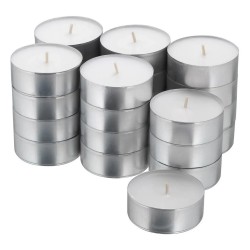 Perfectas para crear una atmósfera cálida, estas velas sin aroma y de combustión limpia son ideales para bodas, cenas y eventos 