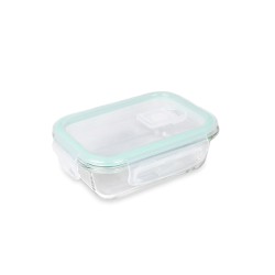 Contener Rectangular De Vidrio 370 Ml