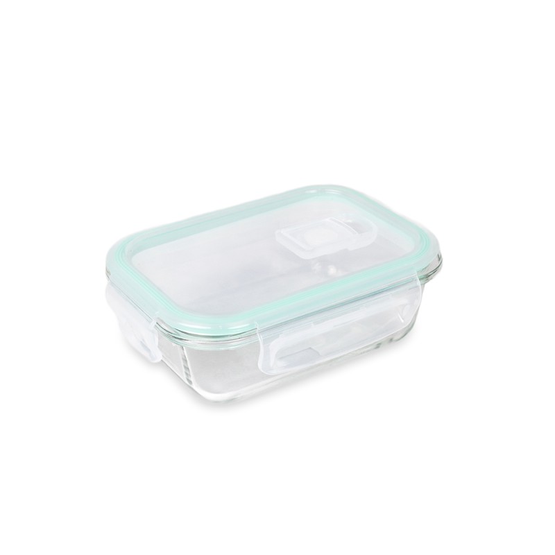 Contener Rectangular De Vidrio 370 Ml