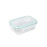 Contener Rectangular De Vidrio 370 Ml
