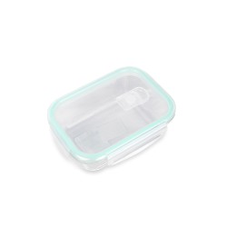 Contener Rectangular De Vidrio 370 Ml