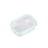 Contener Rectangular De Vidrio 370 Ml