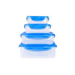 Juego De 4 Contenedores De Plastico