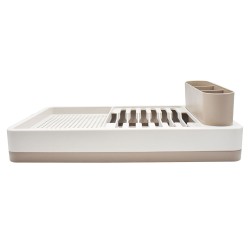 Escurridor De Platos Flat Gris Claro