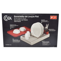 Escurridor De Platos Flat Gris