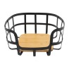 Frutero De Metal Con Base De Bambu