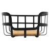Frutero De Metal Con Base De Bambu