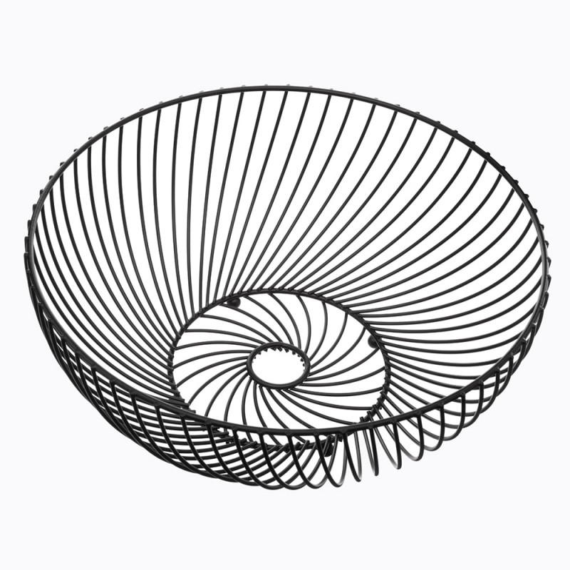 Organiza y exhibe tus frutas con elegancia gracias a este frutero circular de diseño práctico y decorativo. Su forma redonda per