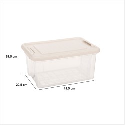 Mantén tus espacios limpios y organizados con este práctico juego de 3 cajas organizadoras. Ideales para guardar ropa, accesorio