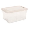 Mantén tus espacios limpios y organizados con este práctico juego de 2 cajas organizadoras. Ideales para guardar ropa, accesorio