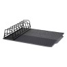 Mantén tu cocina limpia y organizada con este escurridor que incluye un tapete de silicón antideslizante. Ideal para colocar pla