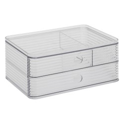 Mantén tus objetos siempre a la mano con este práctico organizador con divisiones. Ideal para almacenar artículos de oficina, ma