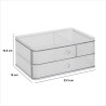 Mantén tus objetos siempre a la mano con este práctico organizador con divisiones. Ideal para almacenar artículos de oficina, ma