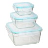 Organiza tu cocina y mantén tus alimentos frescos con este práctico juego de 3 contenedores. Perfectos para almacenar ingredient