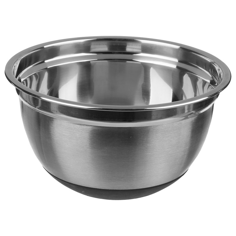 Ideal para tus preparaciones grandes, este bowl de 4.5 litros ofrece el espacio perfecto para mezclar, batir y preparar todo tip