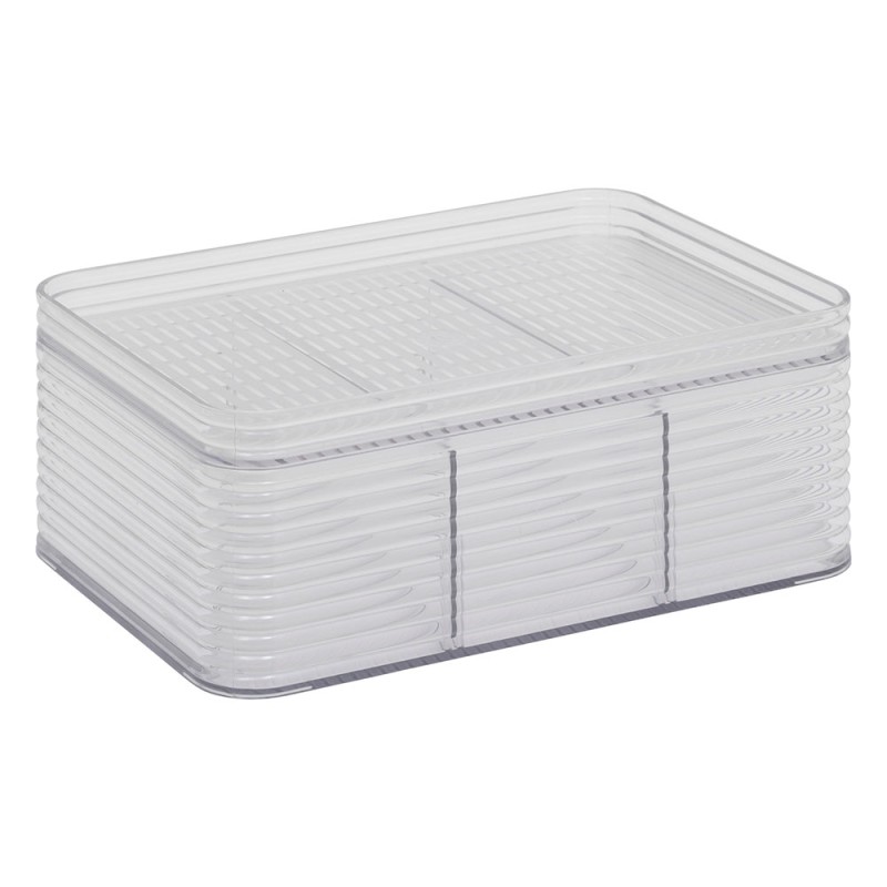 Mantén todo en su lugar con este práctico organizador de 3 divisiones. Ideal para cajones, escritorios, tocadores o estanterías,