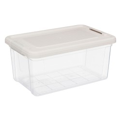 Mantén tus espacios ordenados con este práctico juego de 3 cajas organizadoras de 9 litros. Ideales para el hogar, la oficina o 