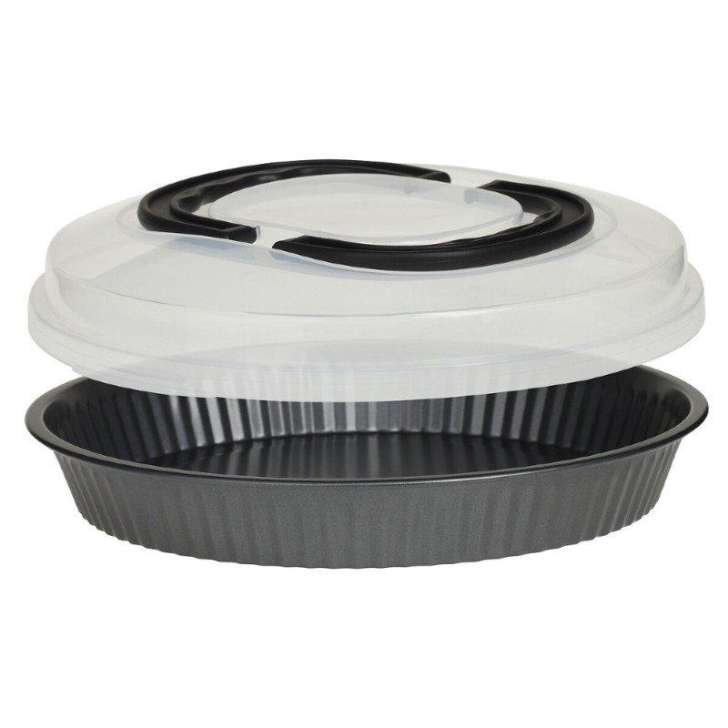 Este molde para tarta con tapa es imprescindible para quienes buscan resultados profesionales en la cocina. Confeccionado con ma