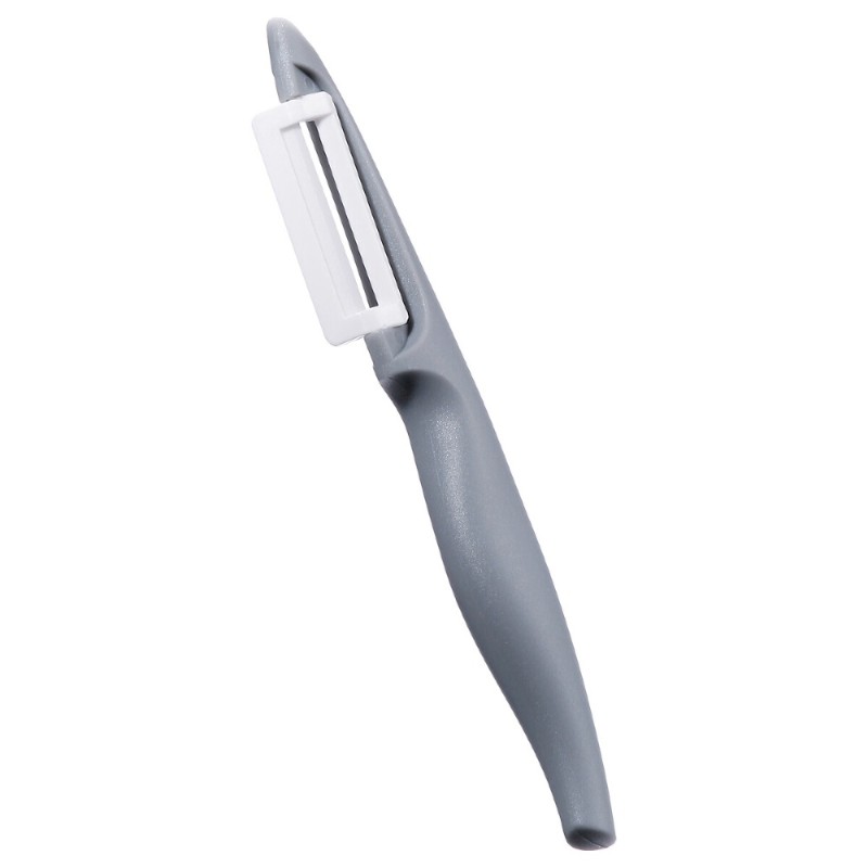 El pelador en 'D' zirco, ideal para pelar frutas y verduras con precisión y facilidad. Su diseño ergonómico y cuchilla afilada g