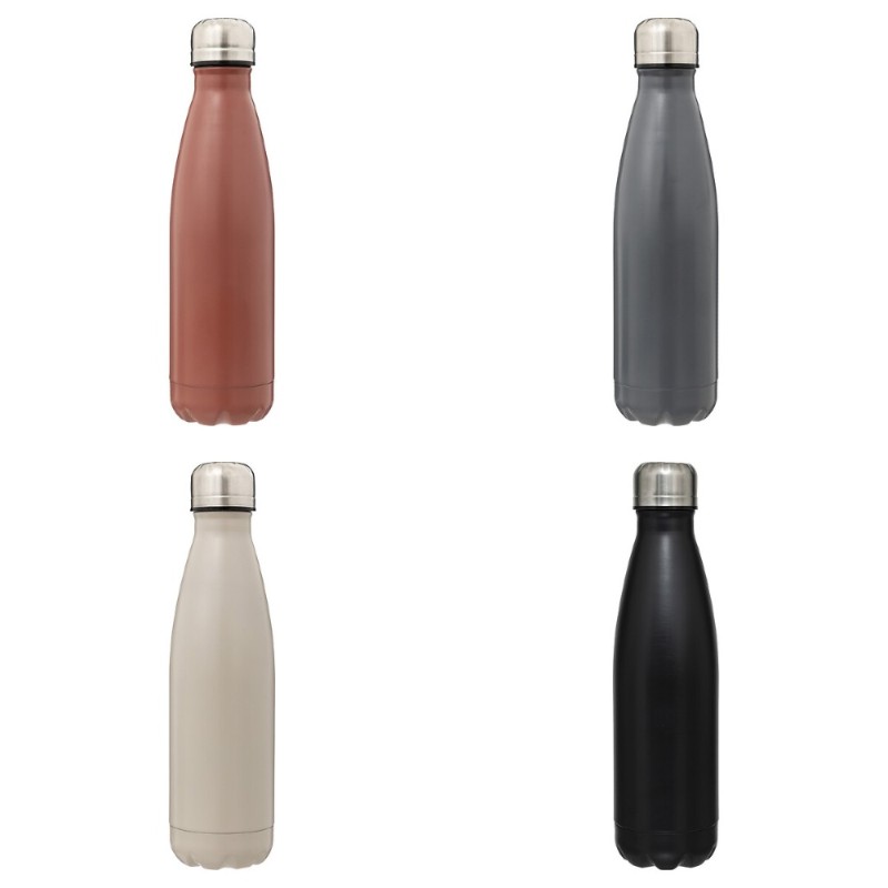 La botella térmica de 500 ml mantiene tus bebidas calientes o frías por más tiempo gracias a su diseño de doble pared. Su tapa h