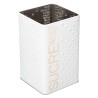 Mantén tu cocina organizada y tu azúcar siempre a mano con este contenedor funcional y decorativo. Diseñado para conservar la fr