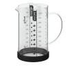 Mide con exactitud tus ingredientes líquidos o secos con esta taza medidora de 1 litro, un utensilio indispensable para cocinar 