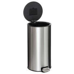 Agrega un toque de elegancia a tu espacio con este bote para basura en color plata de la marca 5FIVE. Fabricado en acero inoxida