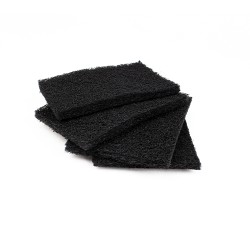 Mantén tu bote de basura fresco y sin olores con este juego de 4 filtros de carbón en color negro de la marca 5FIVE. Fabricados 