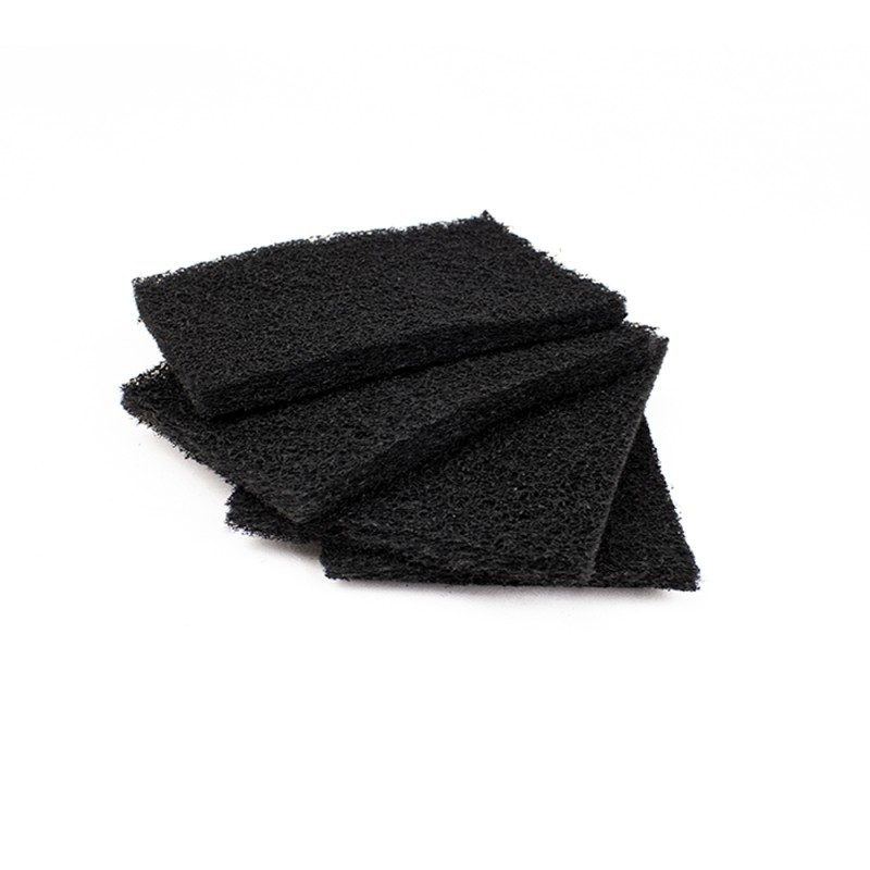 Mantén tu bote de basura fresco y sin olores con este juego de 4 filtros de carbón en color negro de la marca 5FIVE. Fabricados 